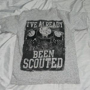 Small grey boys t-shirt.